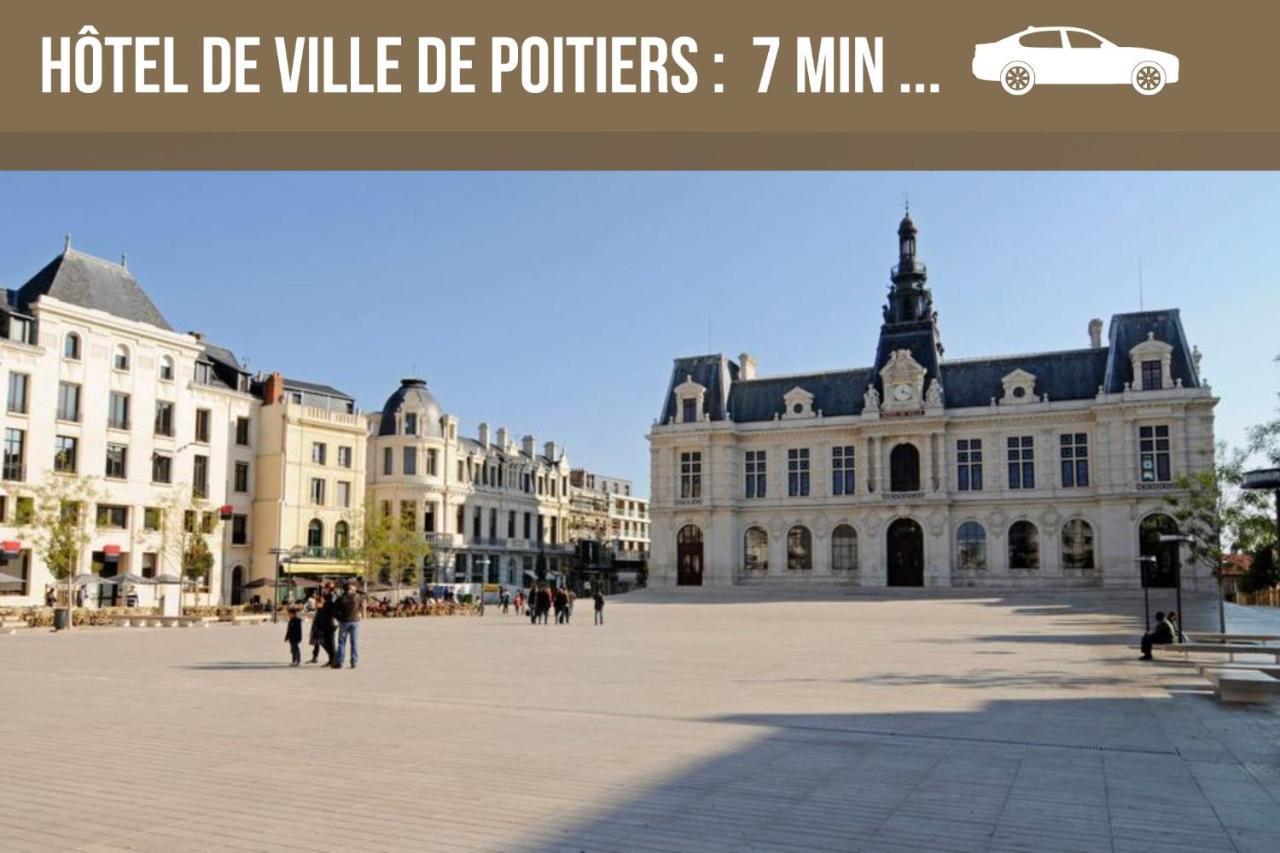Bellejoie - Appartement T3- Poitiers Sud - Direct Futuroscope - Parking Et Wifi Gratuit エクステリア 写真
